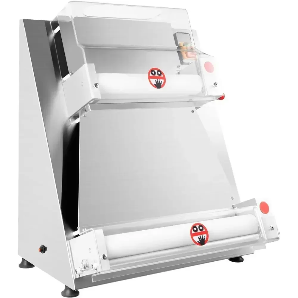 

Pizza Dough Roller Sheeter, 370W 110V 4-16 Inch Commercial Electric Pastry PrMg hine Pizza Pr, Pizza ThicknAdjustable Dough hine