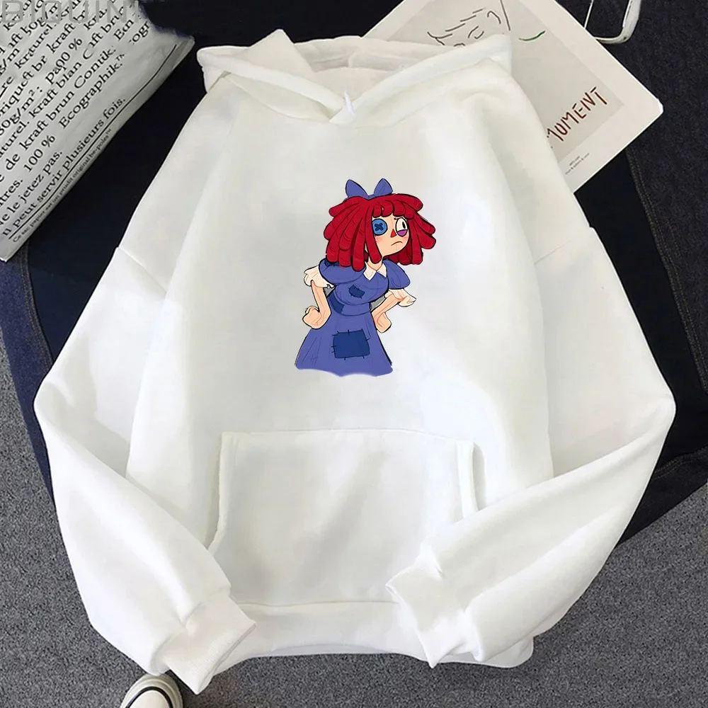 The Amazing Digital Circus Printing Hooded Pullovers Harajuku Anime Clothes Male Autumn Fleece Sweatshirts Brand Fashion Hoodies