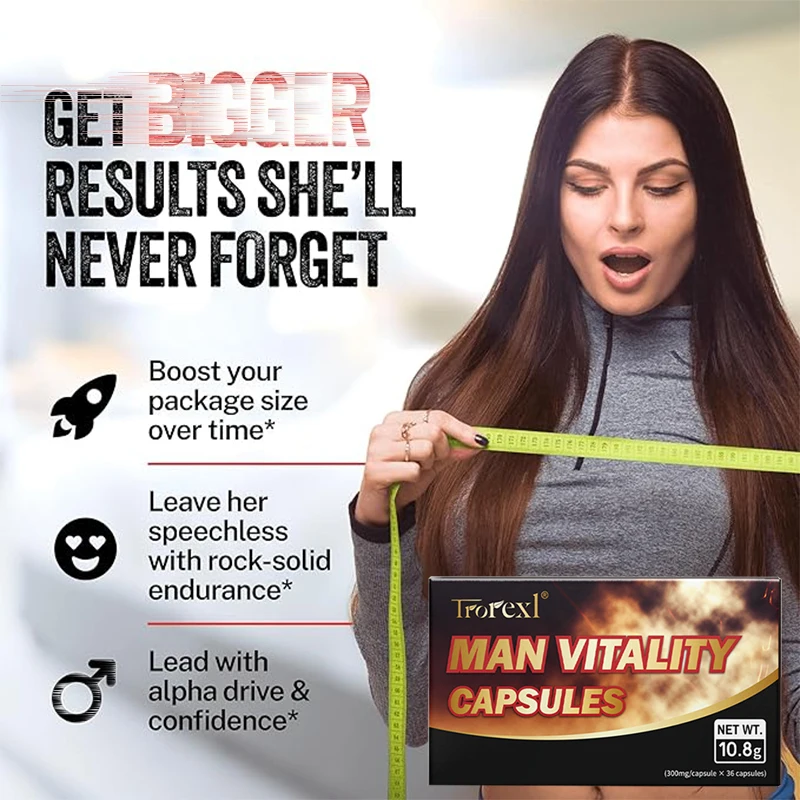 Herbal Extracts Epimedium Supplements, Male Max Performer Capsules support Stamina & Endurance, Maintain Firmness