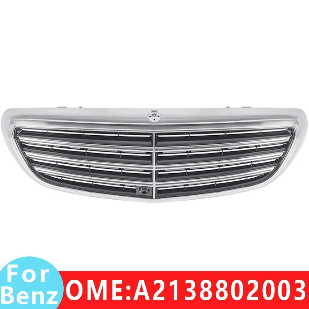 

for Mercedes Benz car front bumper Grille middle net W213 E500 E220 E300 E200 E400 E350 E260 2138802003 2138805202 Accessories