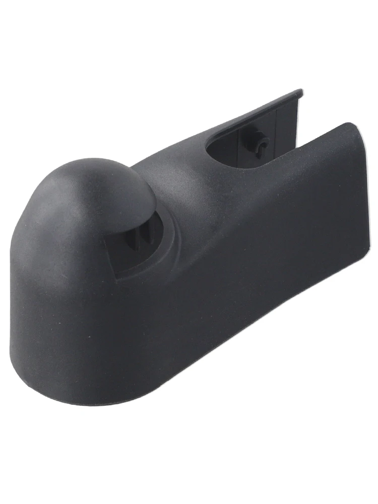 Black Windshield Washer Cover High Universality Fitment Professional Vehicle Look Sleek Black Design Rear Wiper Maintenance