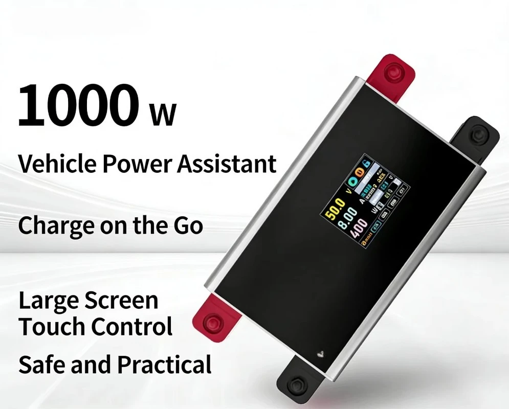 [DC to DC Car Battery Charger ] 12V Car RV Dual Battery System Main to Auxiliary Battery Charger 60A High-Power  EN1000Pro