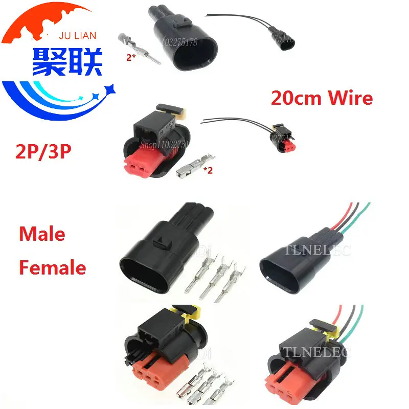 Auto 2/3pin plug 	284556-1 284576-1 284425-1 284426-1 VVT Sensor Socket Fuel Diesel Injector Ignition Coil Plug