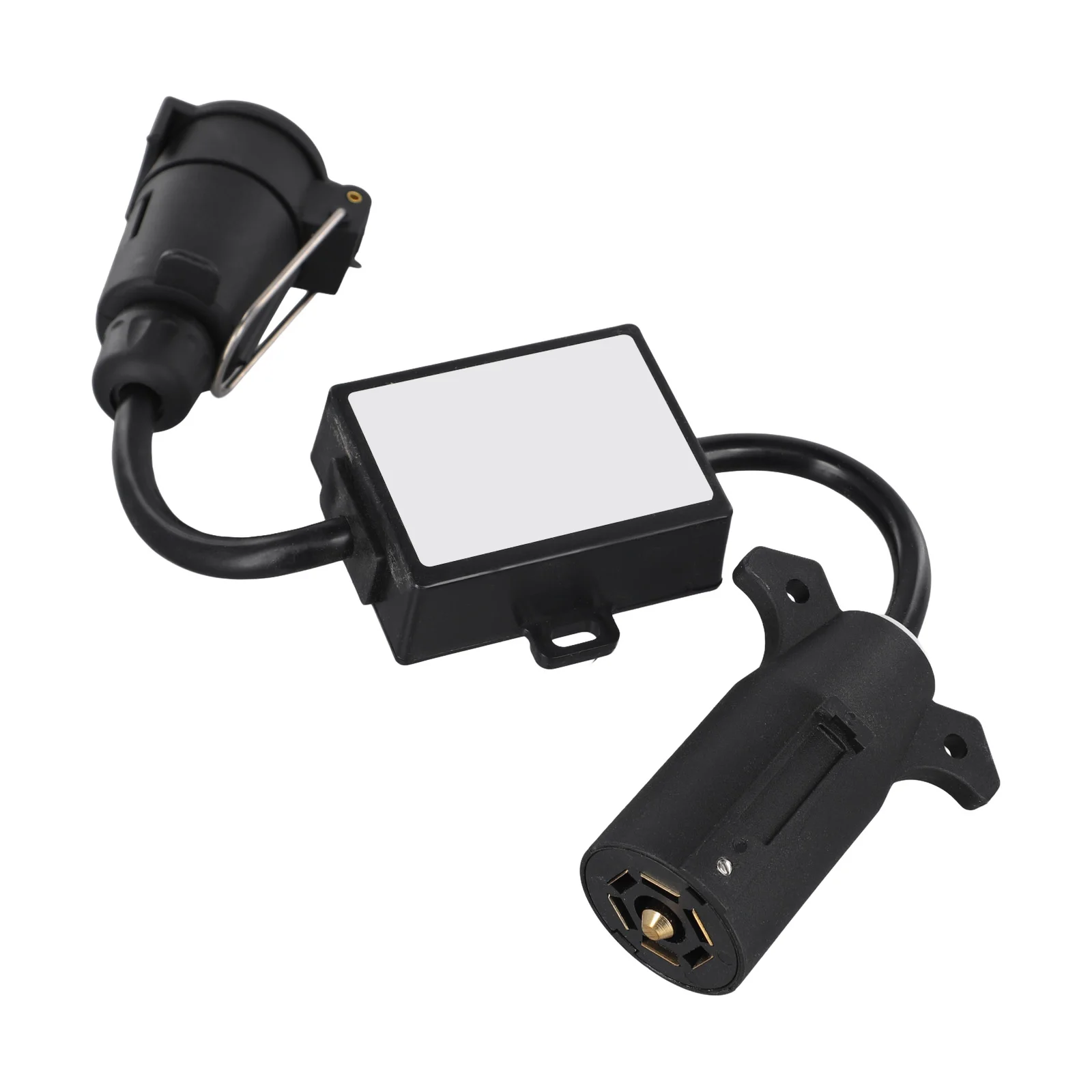 Adaptador de luz de reboque eua para ue conversor de reboque atividades ao ar livre conector de 7 pinos proteção contra poeira fácil instalação