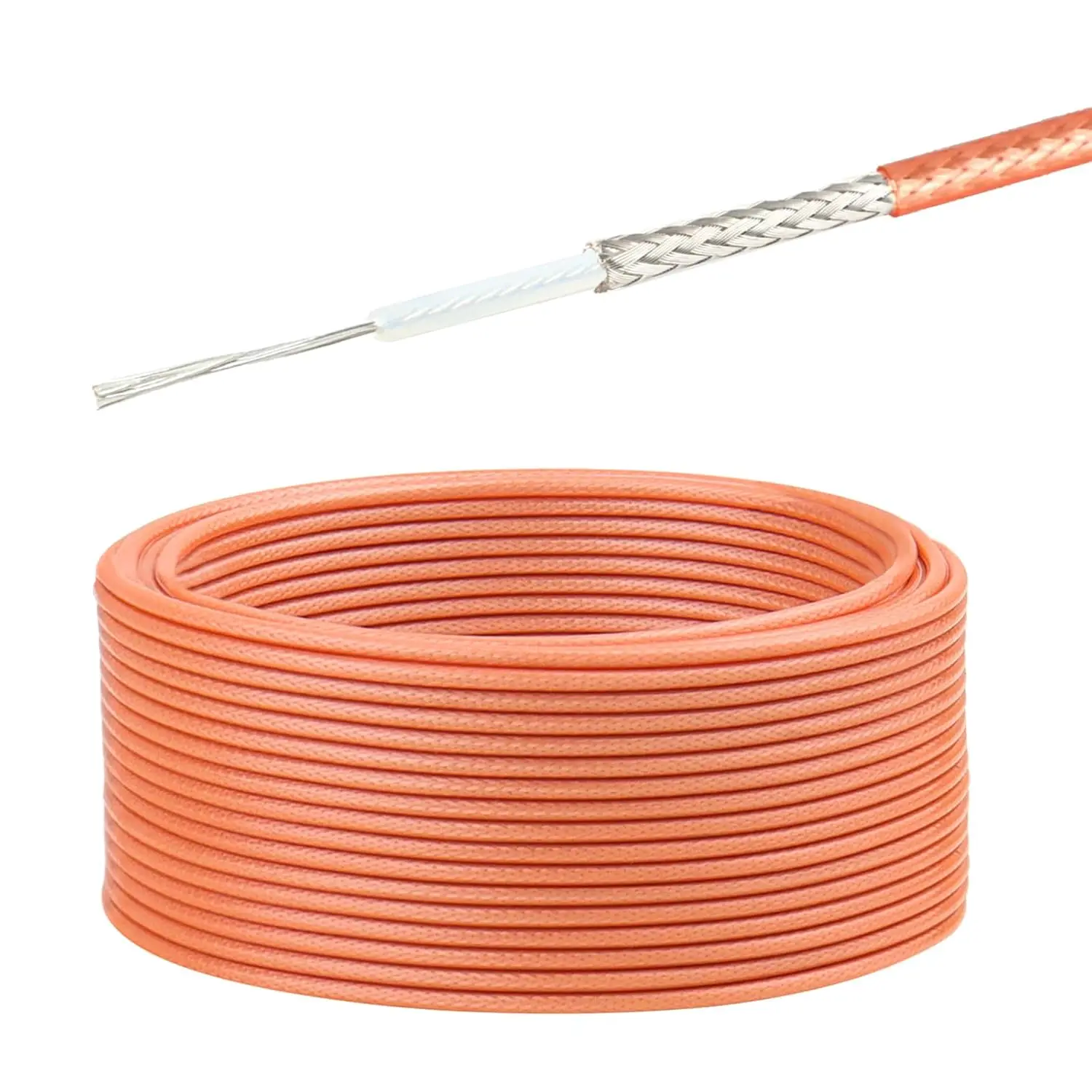 10Meter RG316 Coaxial Cable 50 Ohm Low Loss 2.5mm Thin RF Wire - 30ft Length for SMA Crimp Connector Antenna DIY