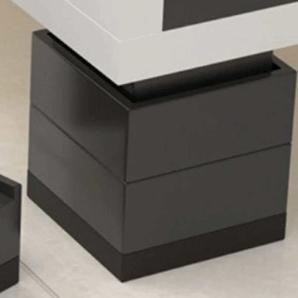 

4pcs Black Furniture Leg Pad L Shape Moisture-proof Anti-slip Pad Wear-resistant Shock Absorption Furniture Riser