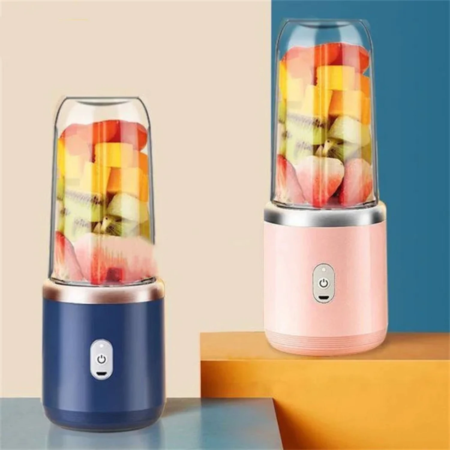 NEW Portable and Convenient USB Charging Fruit Juicer Blender for Healthy Living On-the-Go - Lemon Orange Juicing Cup and Smooth