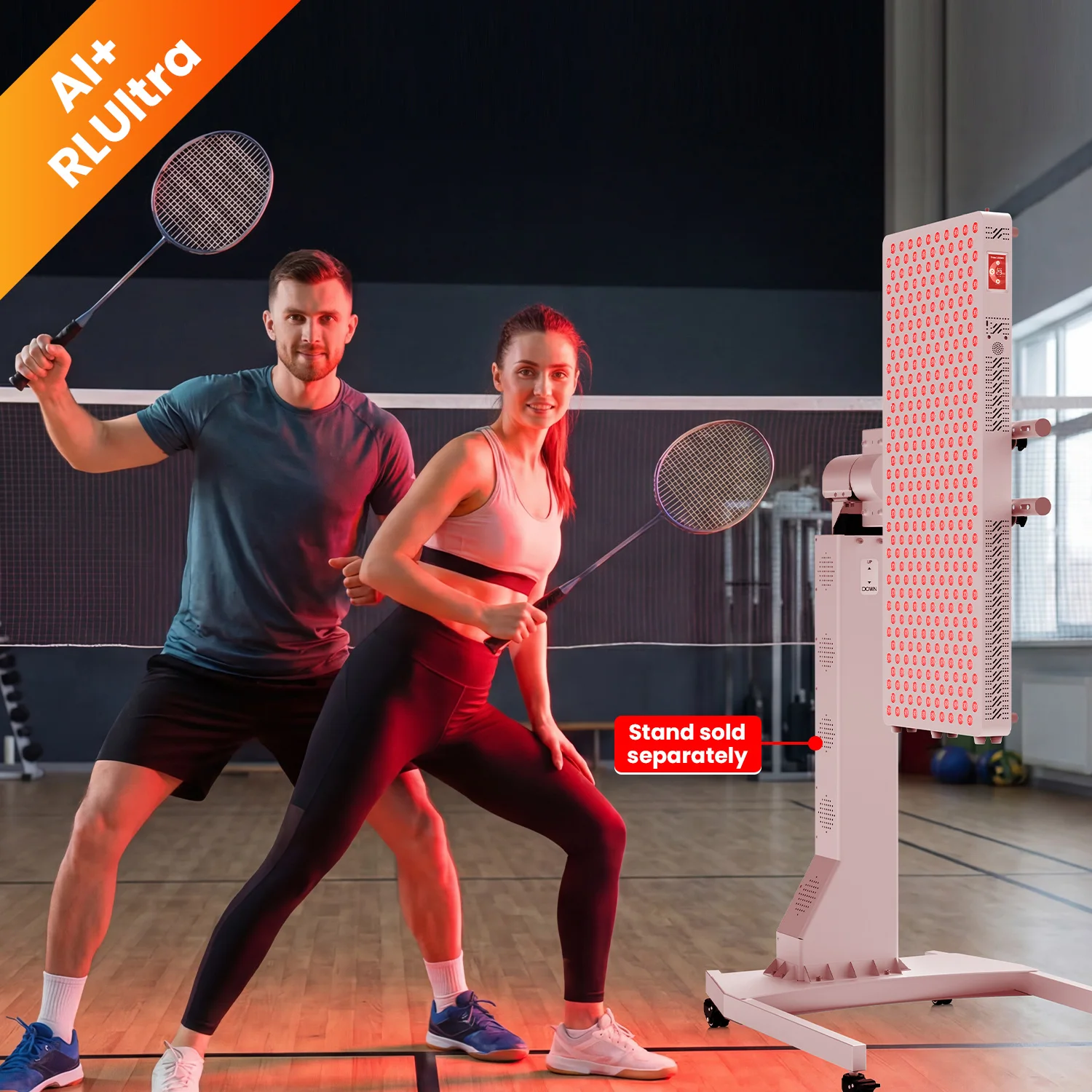 

2026 Latest Design AI Voice Control Overheat protection Red Light Panel Full Body Led Therapy Red Light Panel for Home Gym Use