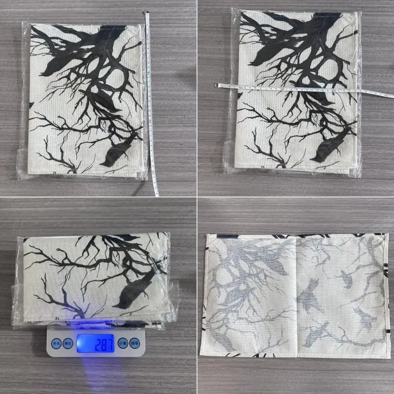 Halloween Crow Table Placemats Accessory For Enhancing Festival Mood At Meals Suitable Household Festival Party Table Plate Mat