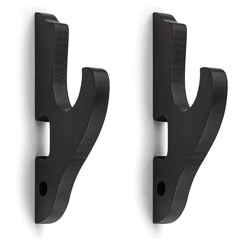 

T35C Sword Wall Mount 2/Set 1-Tier Hook Katana Holder Adjustable Display Hanger for Samurai Sword Tanto Rapier Cosplay Rack