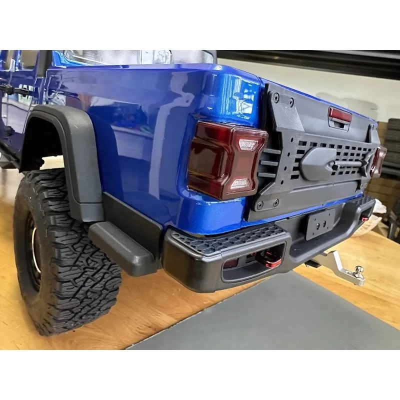 Leilaluo JK07 simulatie klimauto speciale metalen aanhangerhaak bevestigingsonderdelen inclusief aanhangerhaakmodificatie en upgrade pa