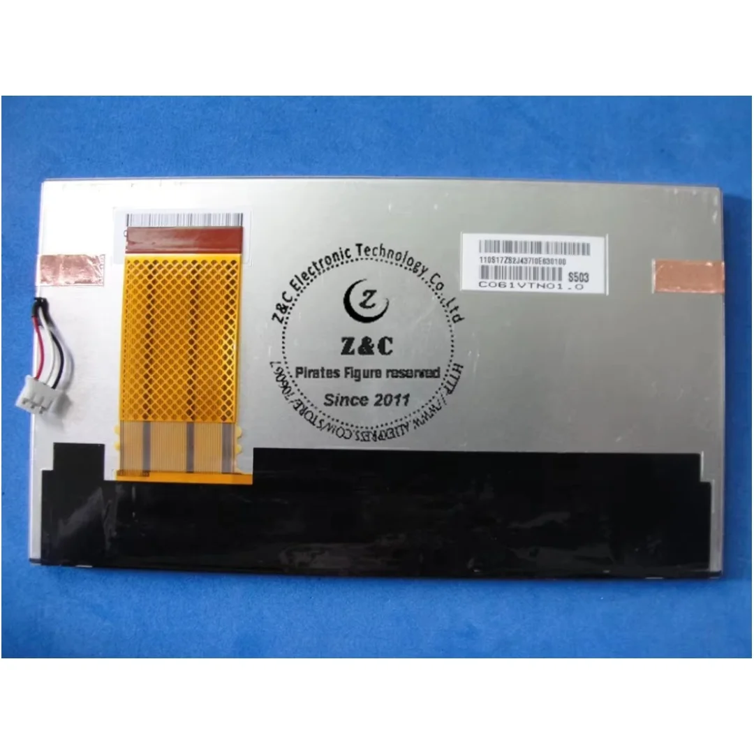 

C061VTN01 C061VTN01.0 Оригинальная ЖК-панель класса A+ с диагональю 6,1 дюйма для автомобильных GPS-навигаторов и DVD-плееров от AUO