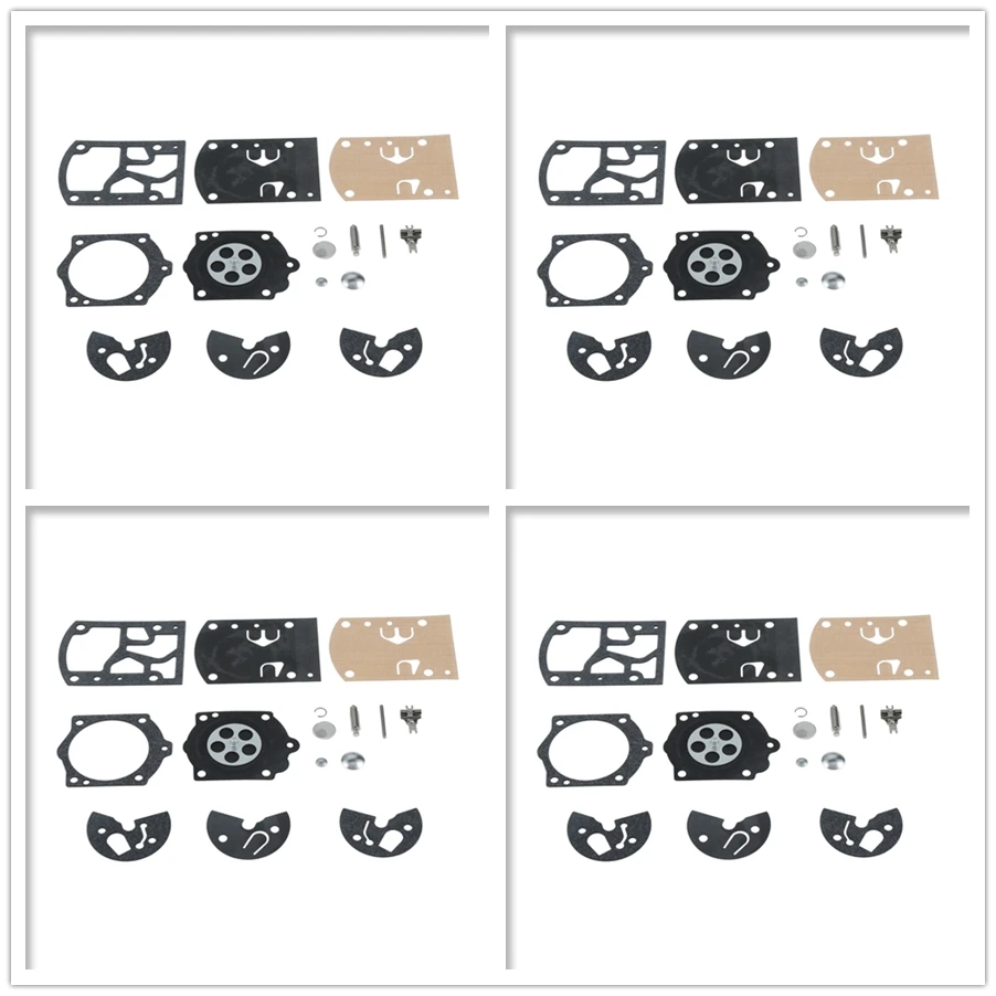 4sets Replace Carburetor Repairing Kit for Walbro K10-WB Series fit Homelite 650,750 Chainsaw FP100 Water Pump Trimmers Blowers