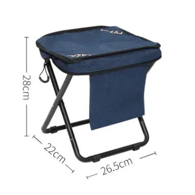 Outdoor Folding Stool Portable Aluminum Alloy Small Maza Side Belt Ultralight Camping Fishing Sketch Bench Chair