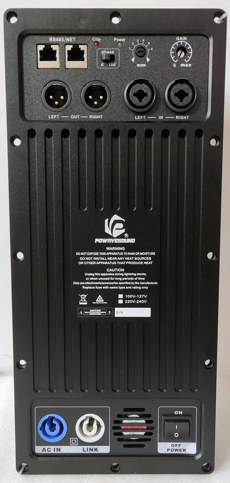 

2400W Subwoofer Amplifier Module Professional Speaker Plate Amplifier Class D with DSP Audio Processor