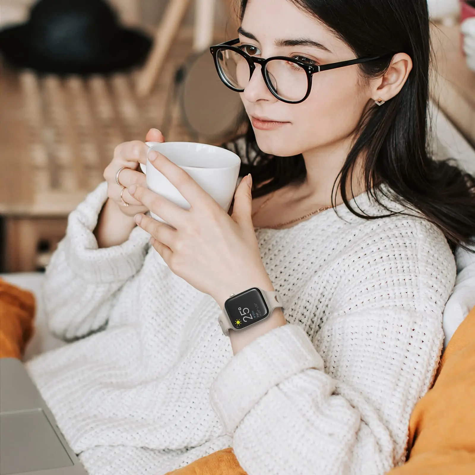 Ремешок силиконовый для Apple watch band 44 мм 40 мм 45 мм 49 мм 41 мм 38 мм, аксессуары для браслетов Gourmette iWatch series 7 6 5 4 3 8 ultra