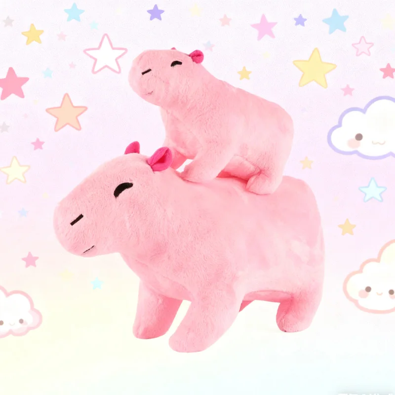 Kawaii كابيبارا ألعاب من القطيفة رائعة غرفة نوم الحلي لطيف تحصيل الزينة دمى الحيوانات واقعية هدية عيد ميلاد لfrye #5