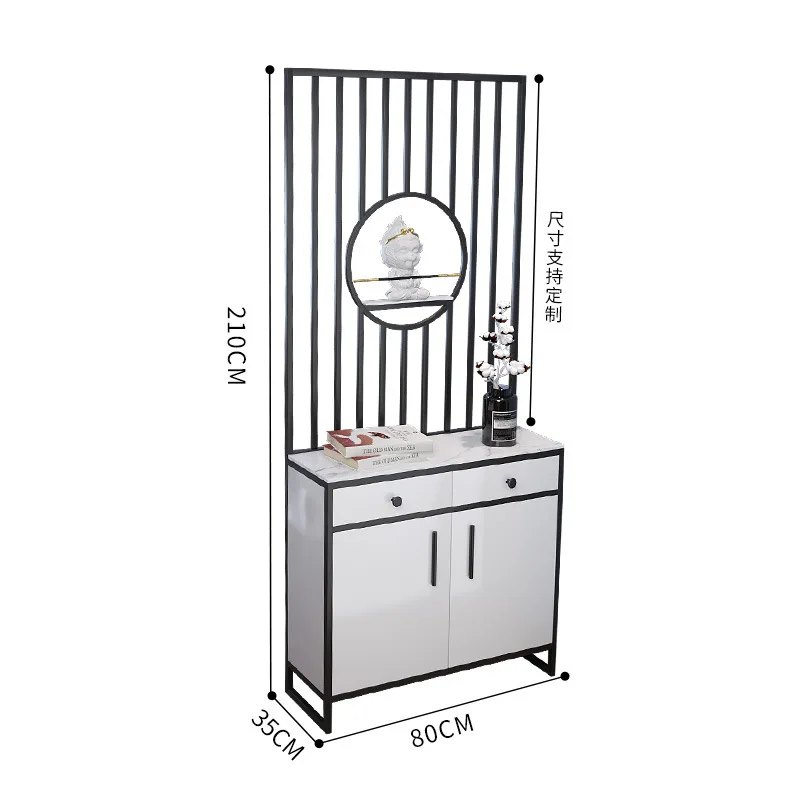 DSA light luxury entrance partition cabinet with drawers integrated simple living room screen decoration entrance foyer storage