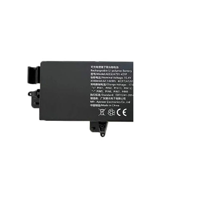 Mini UMPC Laptop Battery For GPD WIN MAX 2 AEC634791-4S1P 15.4V 4360MAH 67.144WH New WINMAX 2