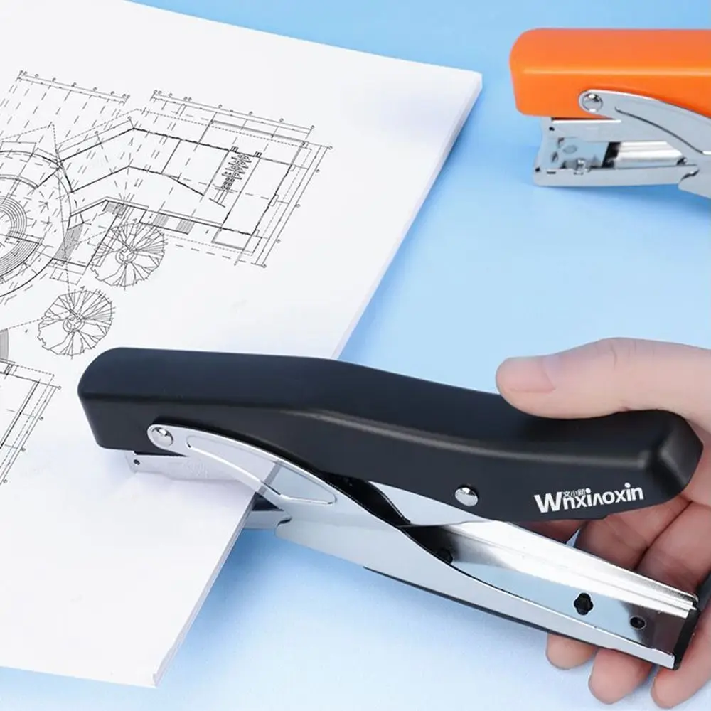 

Multifunction Labor-Saving Stapler Hand Operated Anti-slip Paper Stapling Machine Portable Simple Book Binding Machines Business
