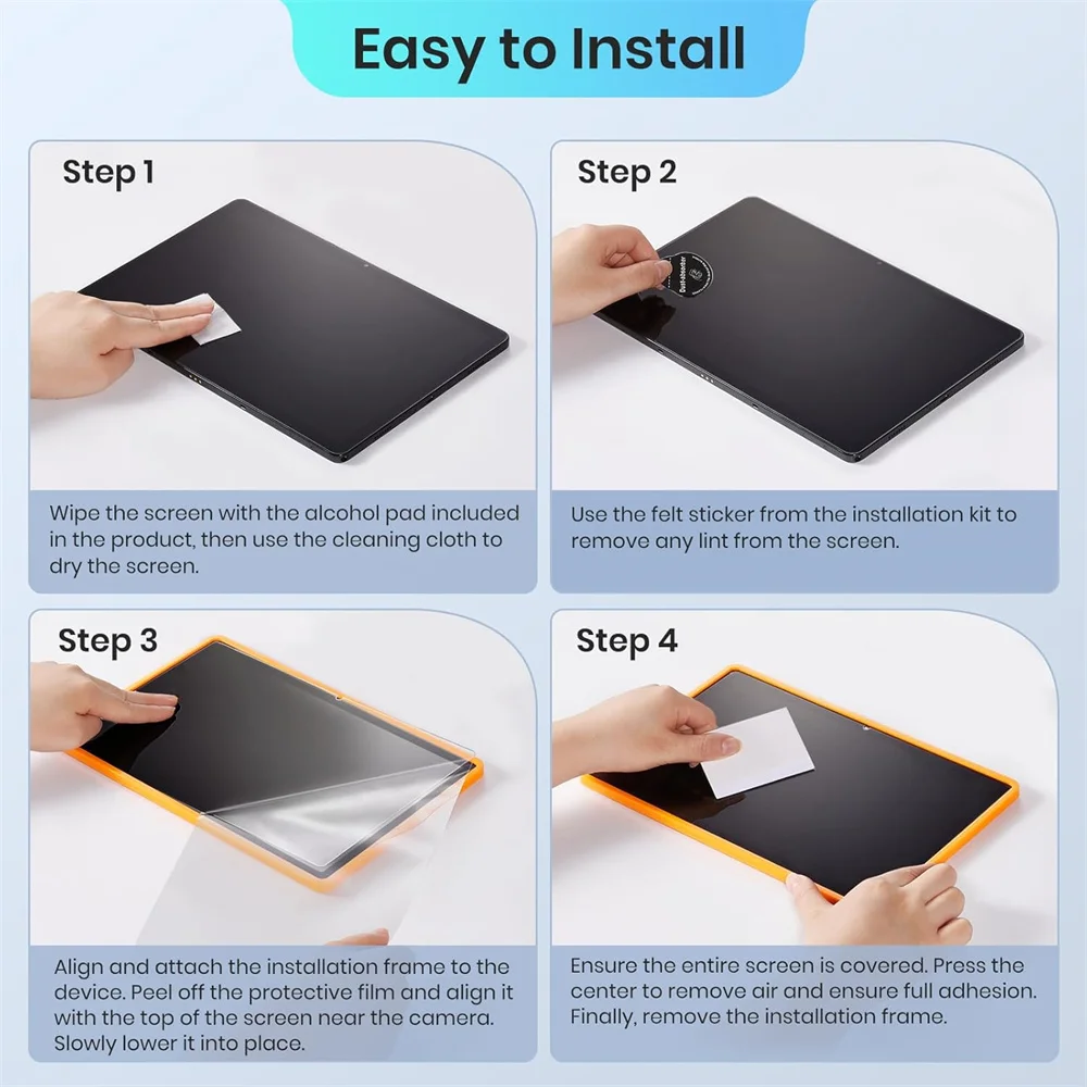 1 Stück gehärtetes Glas Displayschutzfolie für iPad A16 10.2 9.7 10. 5 10.9 Pro 11 Neues iPad 10 9 8 7 6 5 Air 4 3 2 Mini 2020 2021 2022 – Detail 9