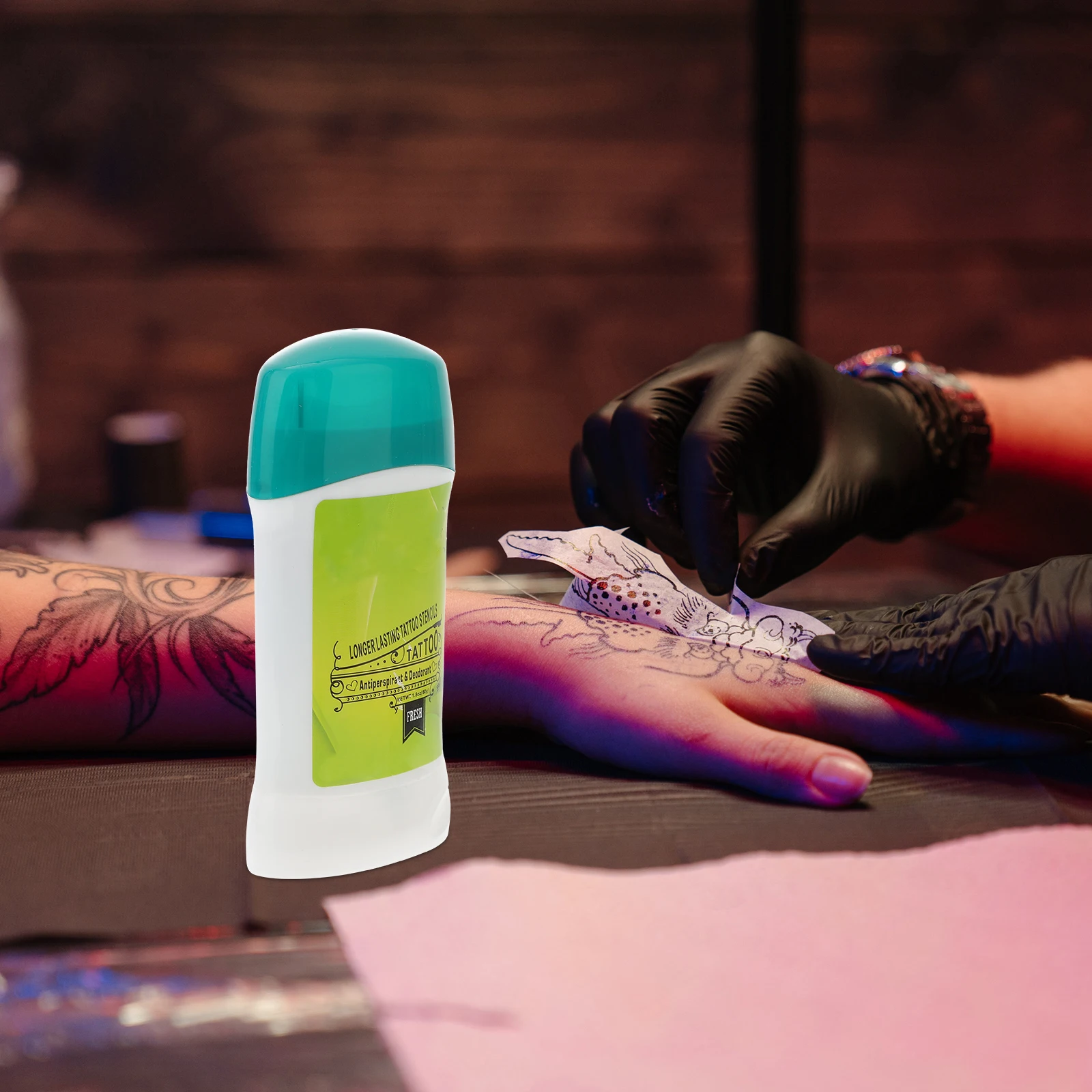 

2 Pcs Tattoo Transfer Paste Stencil Solution Body Supplies Non Toxic Safe Skin Friendly Temporary Realistic