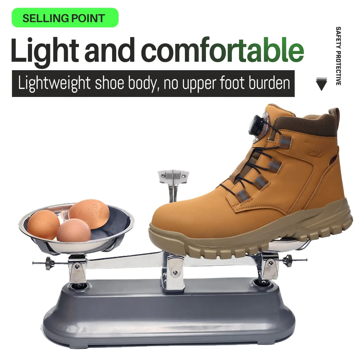 Steel Toe Safety Men Protection Tactical Boots Waterproof Anti-Puncture Anti-Smash Kevlar-Midsole Non Slip Industrial Work Boots