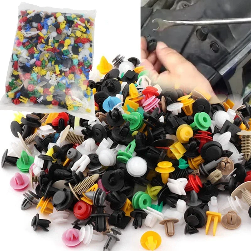 Auto Fastener Car Bumper Clips Retainer Car Fastener Rivet Universal Mixed Car Bumper Engine Expansion Clip Door Trim Panel Snap