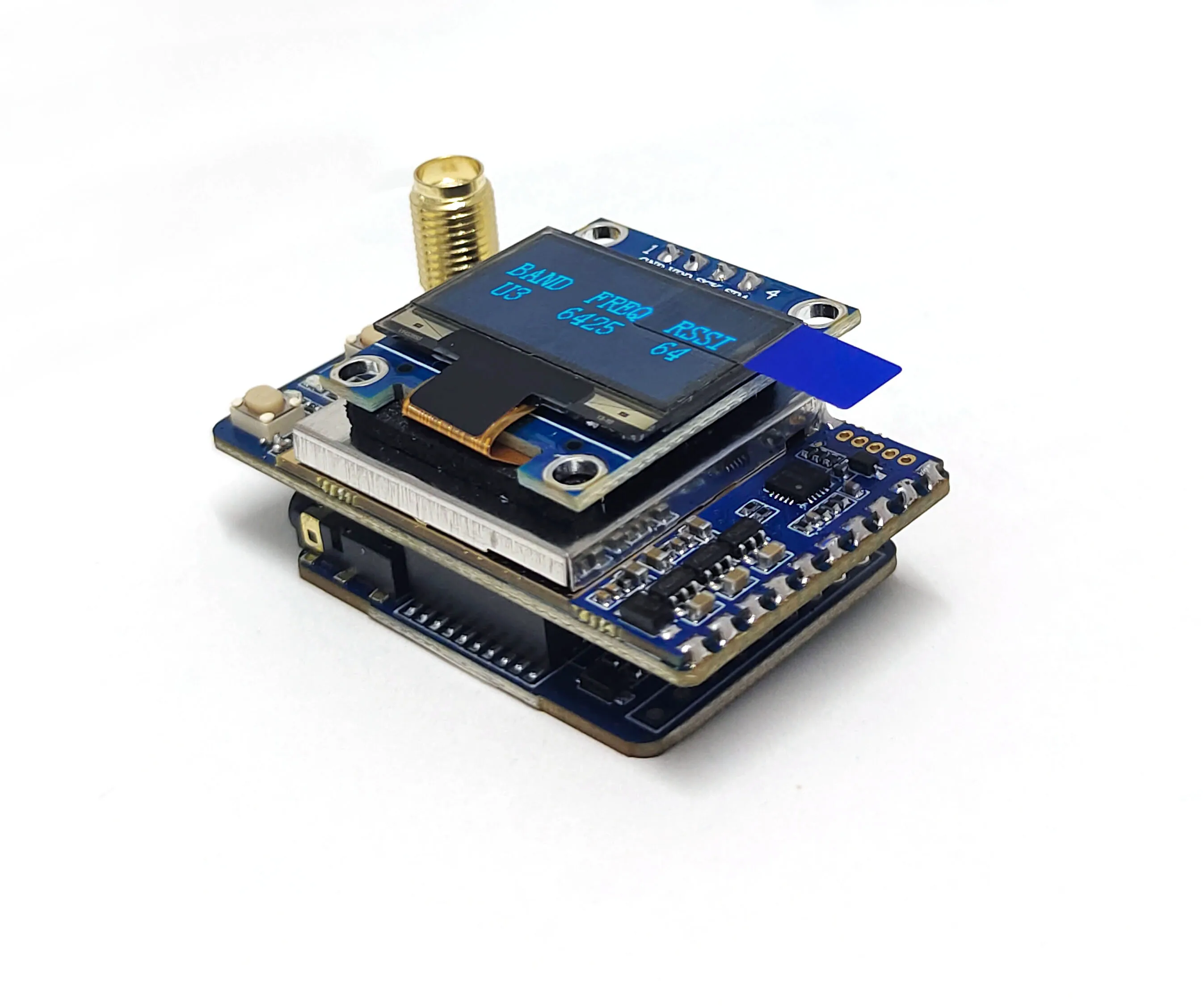 

VRX75D VRX75DF 7.2GHz видеоприемник с видеовыходом и RSSI