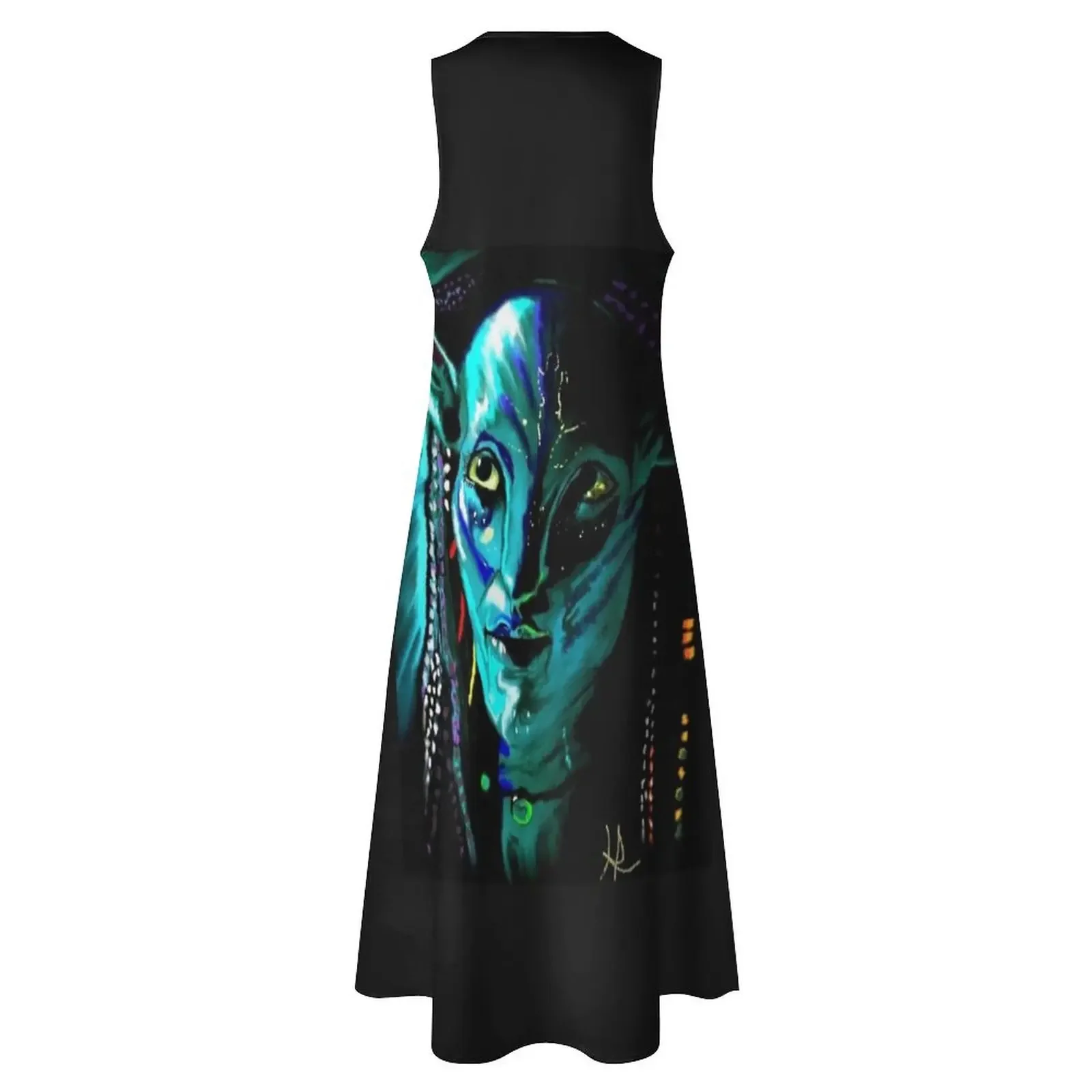 Navi Long Dress beach dress summer women's dress 2025 summer for women 2025 Aesthetic clothing