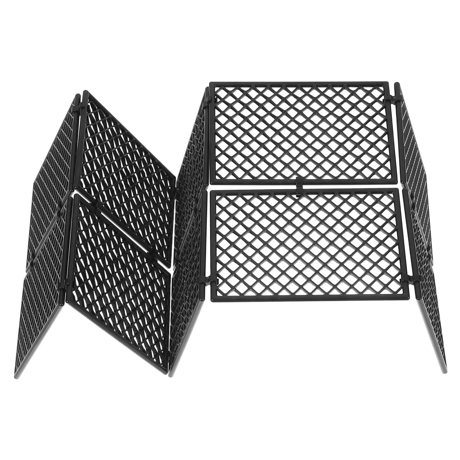 

1Set DIY Training Obstacle Slope Protection Net Wall for Miniature Diorama Scenery Simulation Plastic Safety Guardrail Landscape