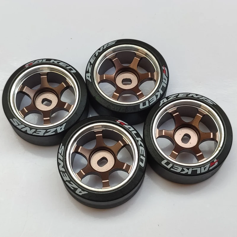 MINIZ Mosquito Car MINID DRZ AWD BZ GLA Upgrade Metal Wheel Hub Printed Drift Tire 20MM