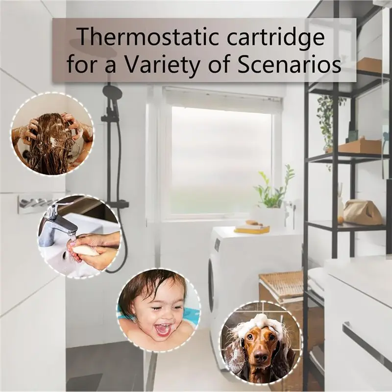 A74E-Universal Thermo- For GROHE 47050000 For Reliable Temperature Control- Thermostatic Cartridge Compatible
