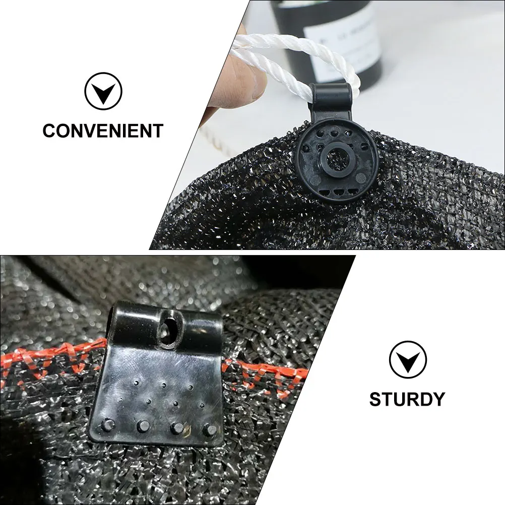 

30 Pcs Garden Netting Clips Shade Cloth Tarp Heavy Duty Sunshade Mesh Buckle Reusable Clamp Non Slip Fixation Agricultural