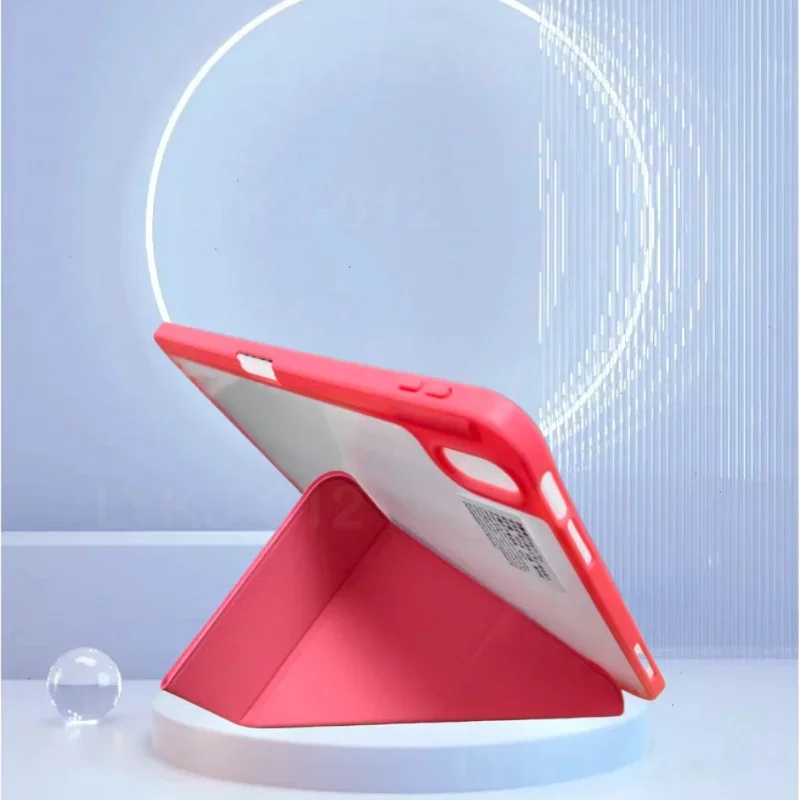 حافظة لجهاز iPad A16 11 10th Generation 2025 2022 مع حامل قلم رصاص هجين نحيف Y-قابل للطي من الأكريليك غطاء حماية مقاوم للصدمات #5