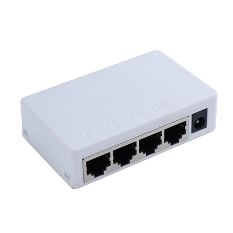 4 Port POE Extender 100Mbps 1 In 4 Out 250 Meters Network Switch Repeater IEEE802.3Af/At For Poe Switch NVR IP Camera