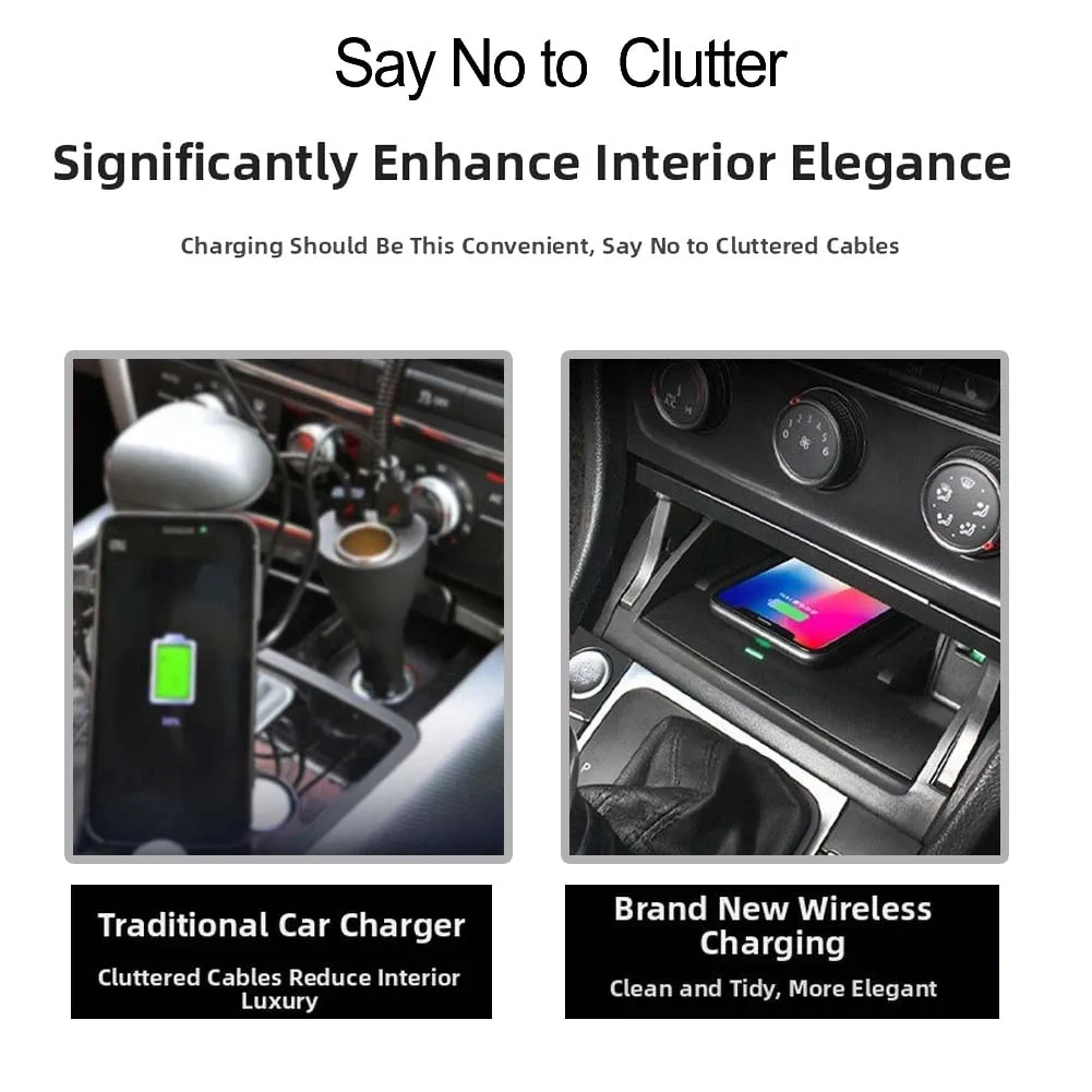 MK7 Phone Holder Car Charger For Driving Use Overcharge Protection Over-temperature Guard For Golf 7 MK7 MK7 Phone