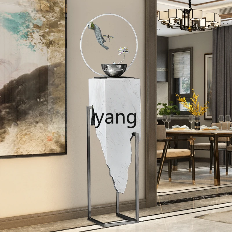 CX Modern Light Luxury Large Floor-to-ceiling Flowing Water Lucky Ornament Living Room Entrance Office Decoration