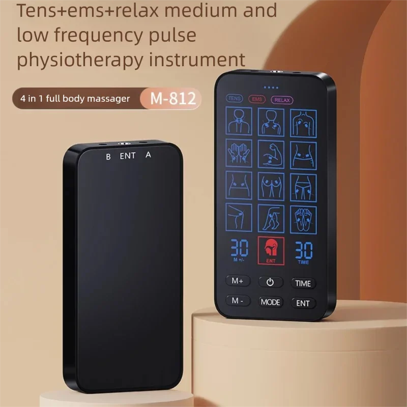 

Электрический массажер для всего тела 4-в-1 — импульсный стимулятор мышечной релакса и физиотерапевтическое устройство с режимом ЛОР-синус светотерапии