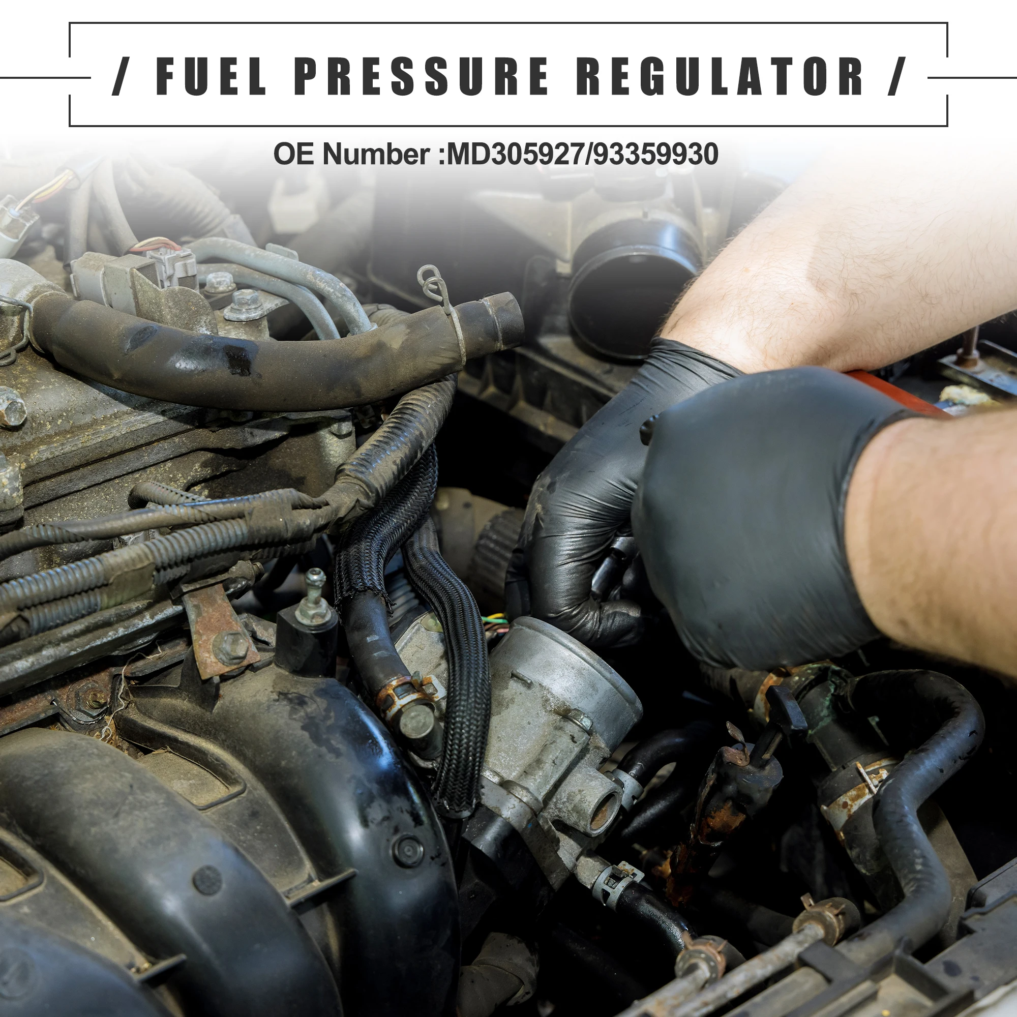منظم ضغط حقن وقود السيارة UXCELL لدودج B250 1988-1991 رقم المعدن MD305927 #2