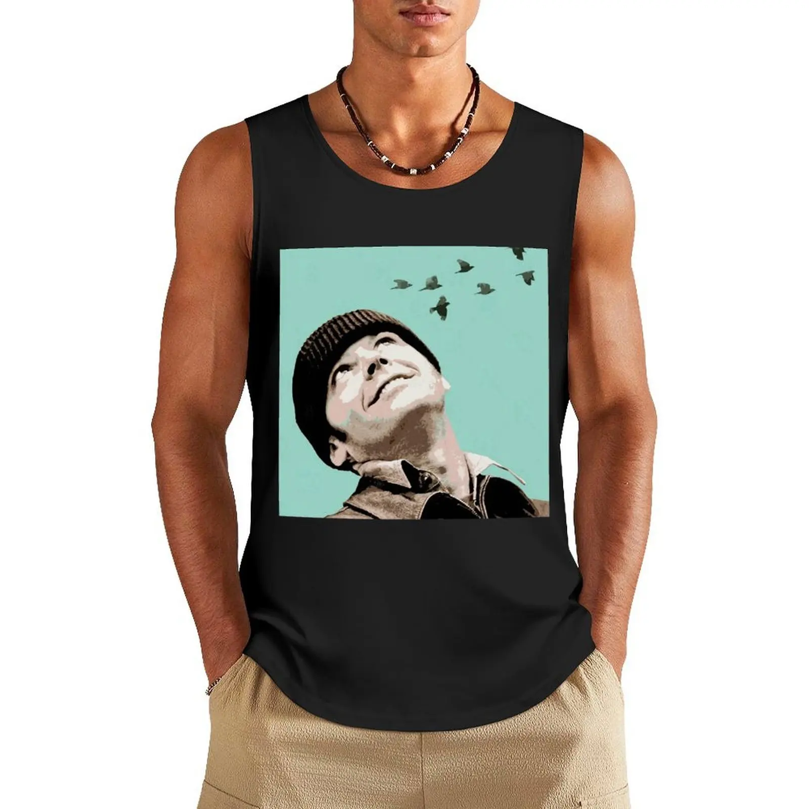 

jack nicholson (1) Tank Top gym shirts Men's summer clothes Top summer