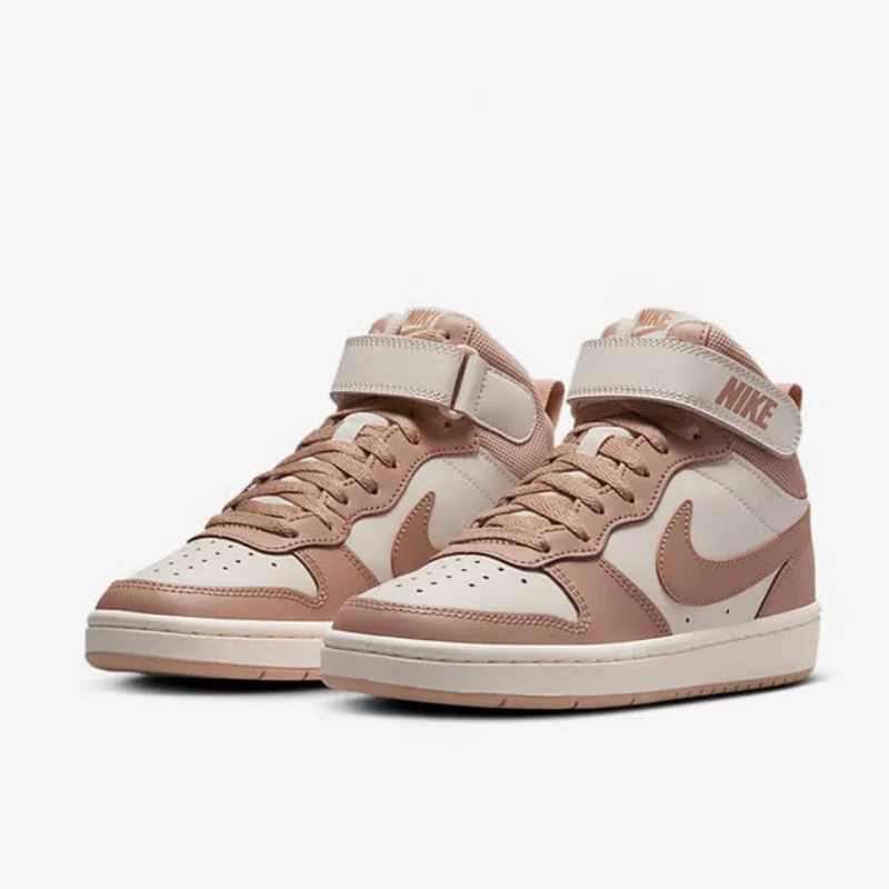 حذاء كرة السلة Nike (Nike) الجديد للسيدات خفيف الوزن ومريح ومتعدد الاستخدامات من Court Borough Mid 2 Mid-Top Cd7782-125