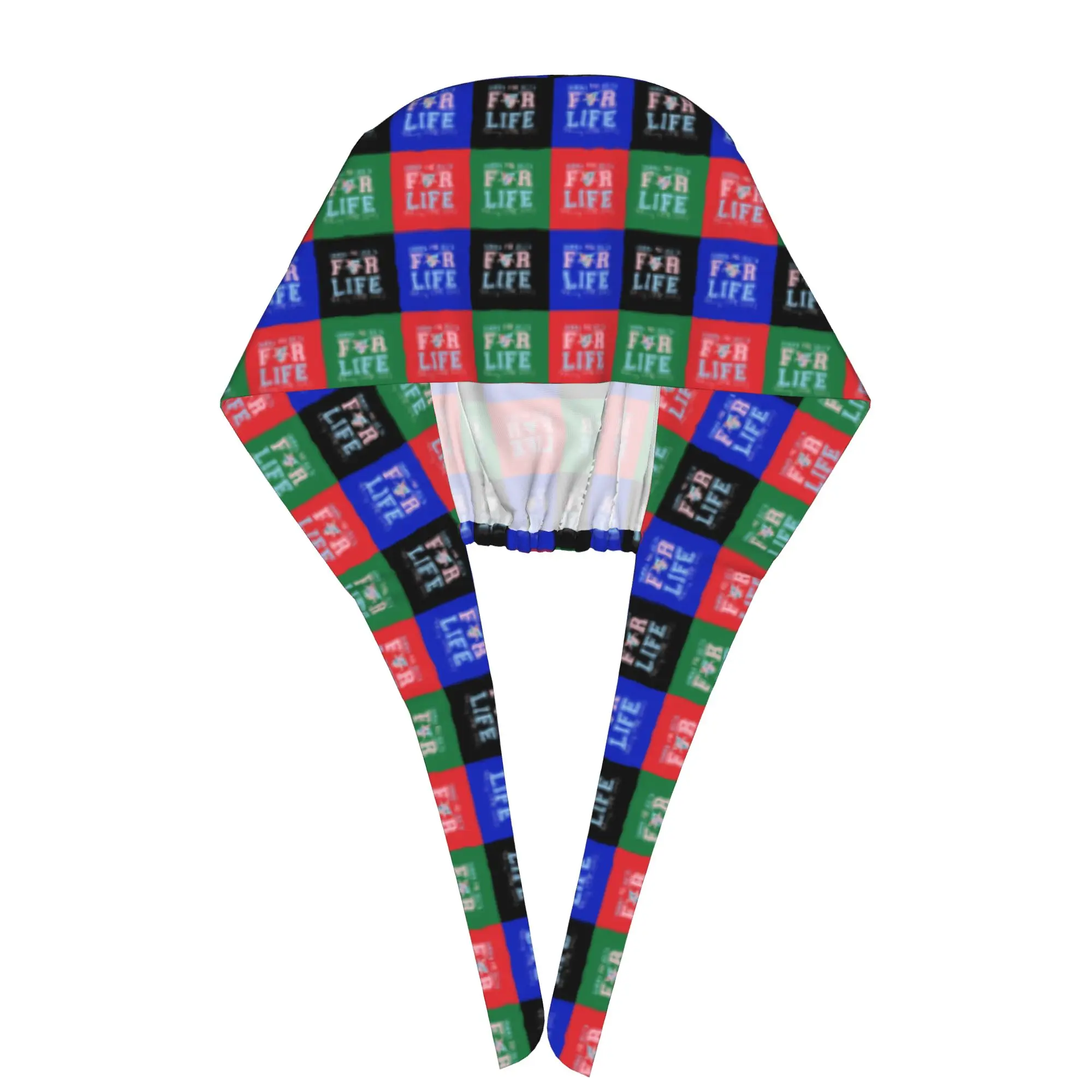 Gamma Phi Delta Checkered Plaid Medical Staff Scrubs Hat Unisex African American Sorority Doctor Nursing Surgical Cap Scrub Caps - view 5