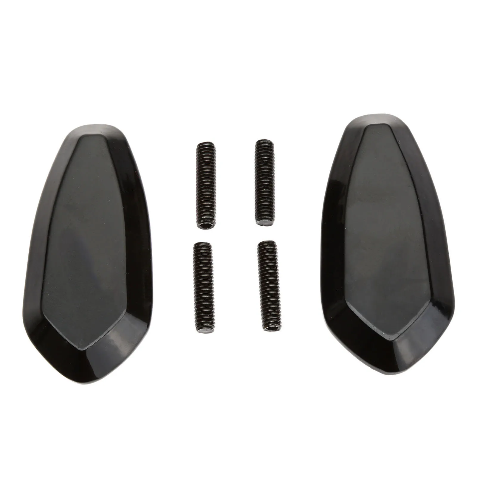 2Pcs Motorbike Mirror Block Off Cap Mirror Base Plates Cover & Screws for Yamaha YZF R6 2003-2006 Motorcycle Mirrors Accessories