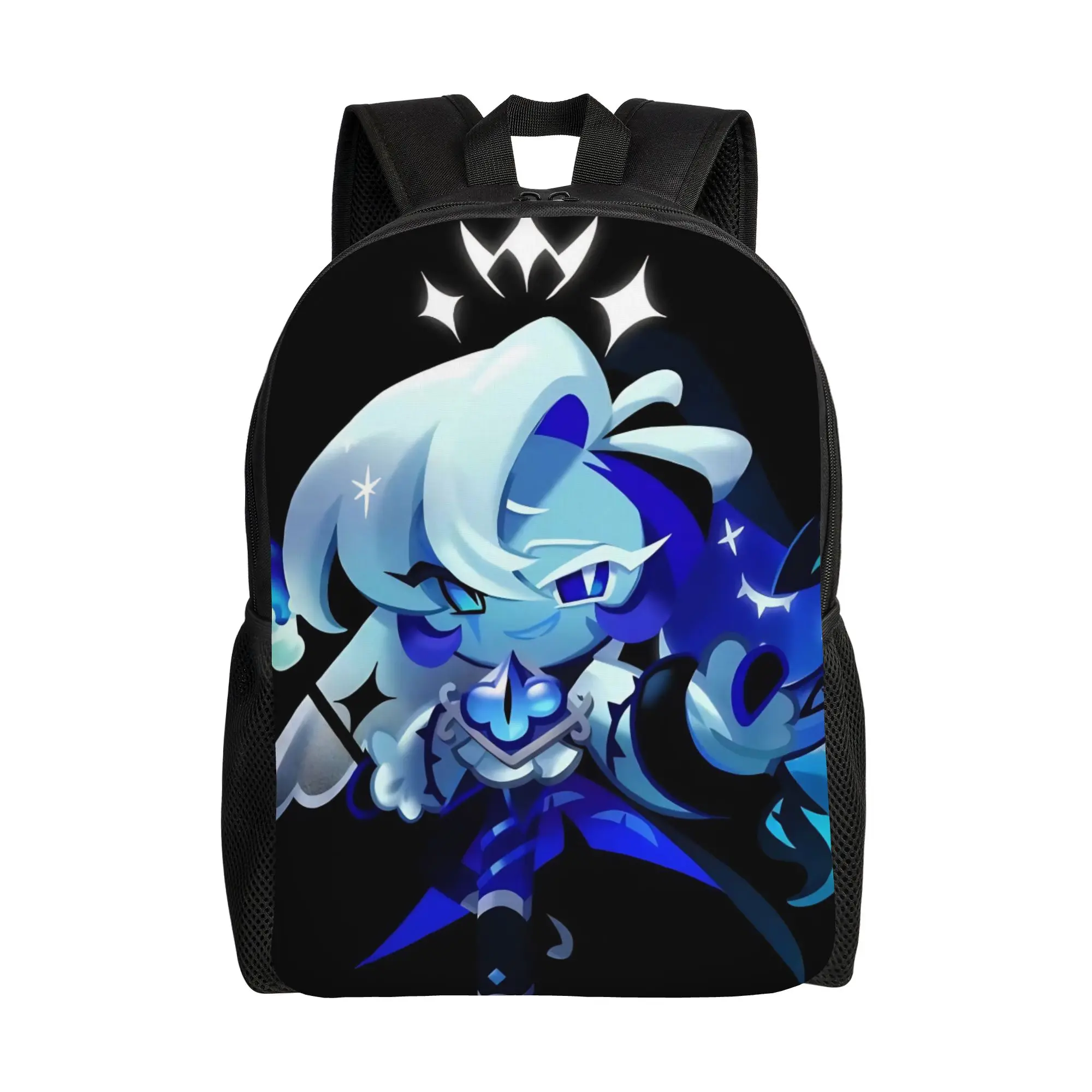 

Cute Shadow Milk Cookie Run Kingdom Game Backpack for Men Women Teenage Student Daypack CRK Cartoon Laptop Shoulder Bag Sports