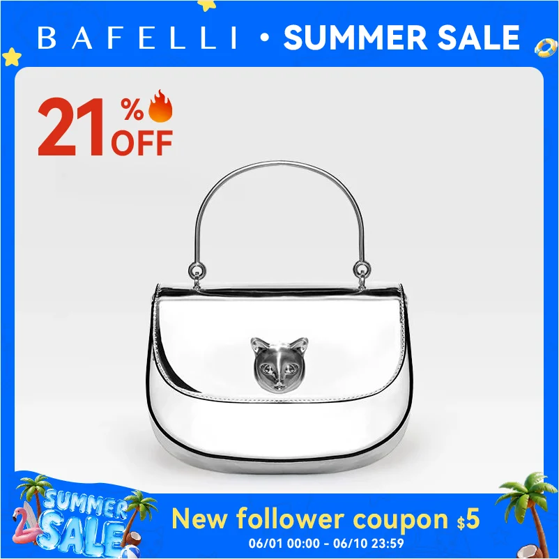 

BAFELLI 2026 NEW WOMEN'S HANDBAG CAT EVENING PURSE LUXURY BRAND DESIGNER STYLE FASHION CASUAL CROSSBODAY LEATHER STYLISH