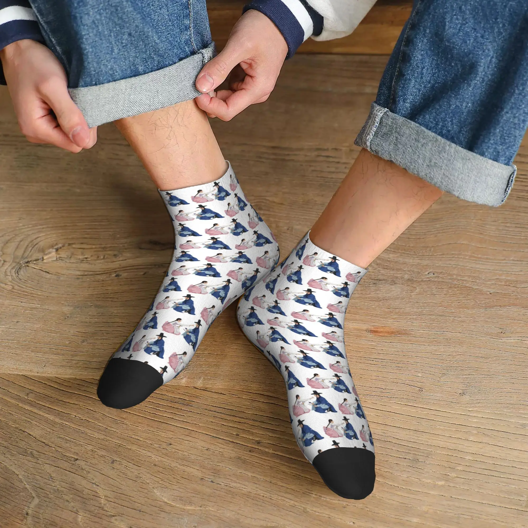 

Hot TV Series Love Couple Bon Appetit Your Majesty Socks Harajuku High Quality Stockings All Season Socks for Man Woman Gifts
