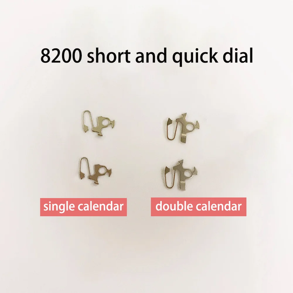 Pièces de montre à cadran rapide court, calendrier simple et double calendrier, mouvement du calendrier, tout neuf, printemps, Yota 8200