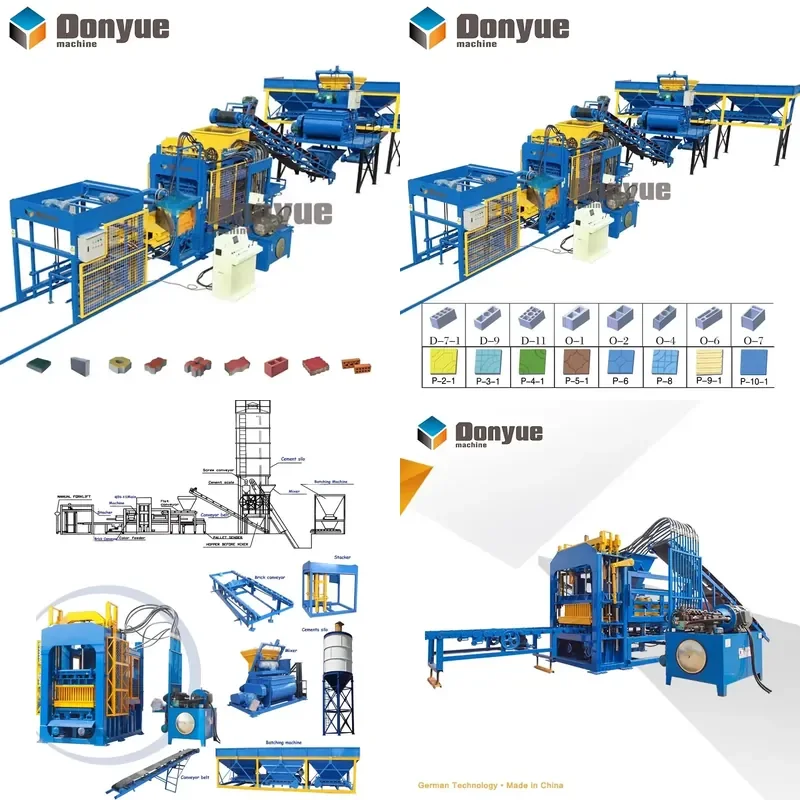 2026 CE QT6-15 Automatic Concrete Block Making Machine Interlocking Brick Machine for Hollow Cement Blocks