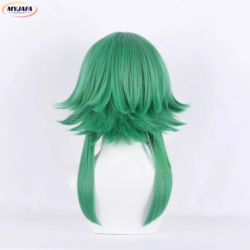 High Quality Heartsteel Ezreal Cosplay Wig Green Heat Resistant Synthetic Hair LOL Cosplay Ezreal Wig Anime Cosplay Wigs